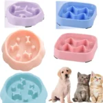 Feeder Cat Bowl Anti-choking Plastic Dog Puzzle Food Bow