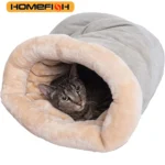 Autumn and Winter Cat Sleeping Bag Semi-enclosed Cat Nest - Image 4
