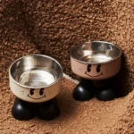 Elevated Dog Cat Bowl Stainless steel Food Water Bowls - Image 6