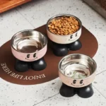 Elevated Dog Cat Bowl Stainless steel Food Water Bowls