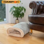 Autumn and Winter Cat Sleeping Bag Semi-enclosed Cat Nest - Image 5