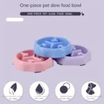 Feeder Cat Bowl Anti-choking Plastic Dog Puzzle Food Bow - Image 3
