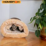 Autumn and Winter Cat Sleeping Bag Semi-enclosed Cat Nest - Image 3