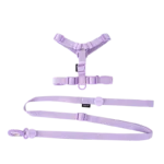 Adjustable Dog Harness Collar Leash Set Macarone Color - Image 5