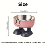 Elevated Dog Cat Bowl Stainless steel Food Water Bowls - Image 2